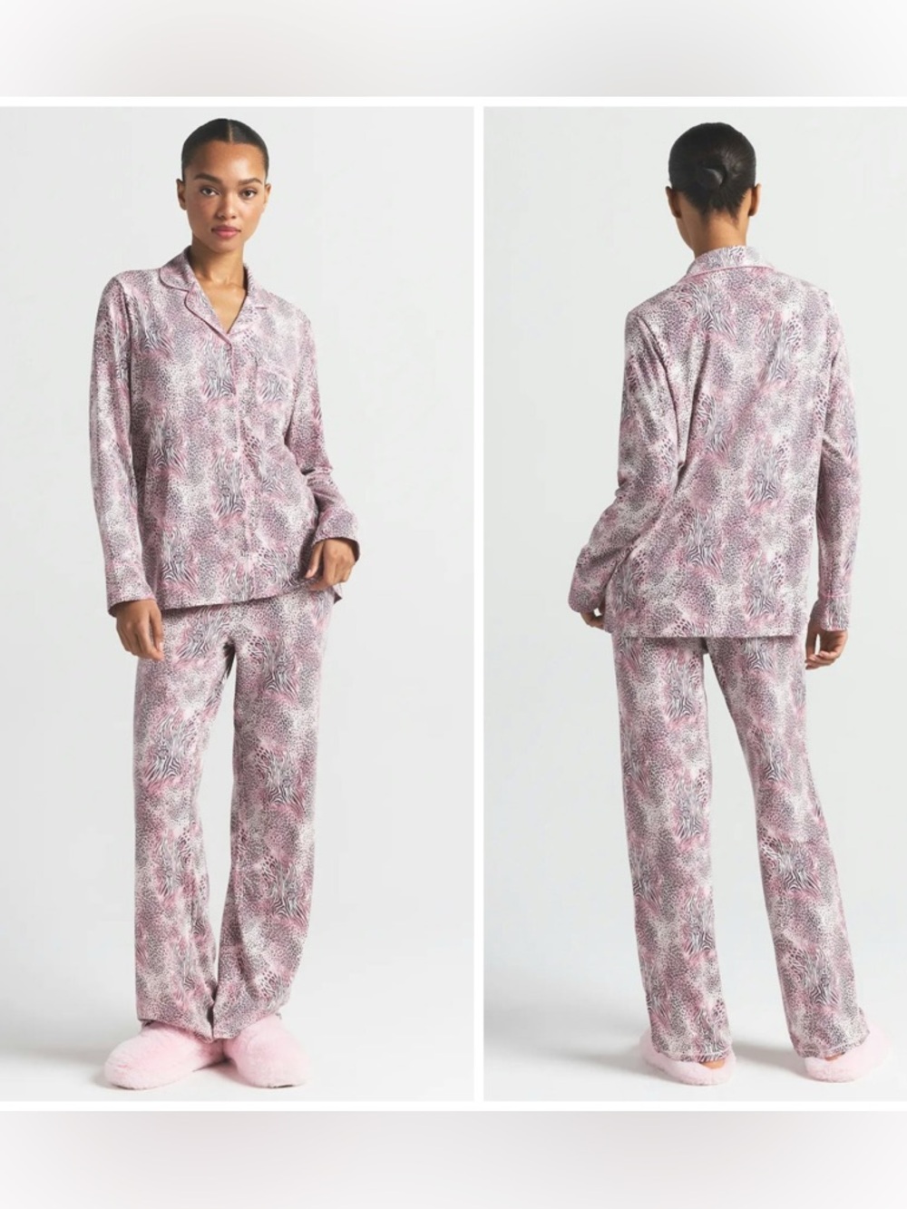 NWT Skims Sleep LONG SLEEVE BUTTON UP SET